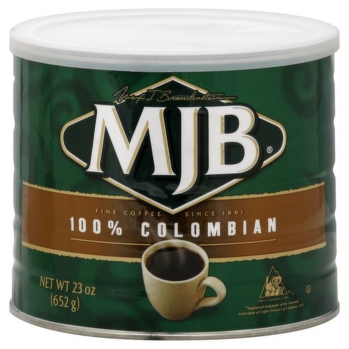 MJB Colombian Coffee Can