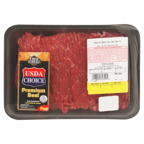 Choice Beef Strips for Stir Fry