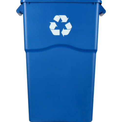 First Street Waste Can, Blue, 23 Gallon