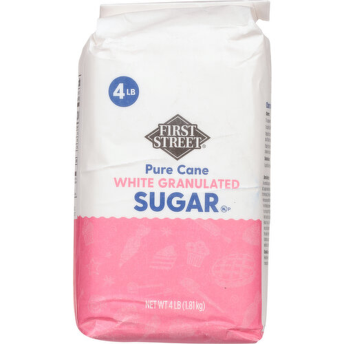 First Street Pure Cane White Granulated Sugar