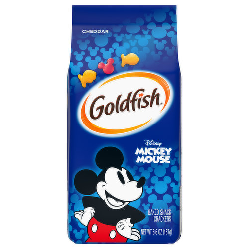 Goldfish Baked Snack Crackers, Cheddar, Disney Mickey Mouse