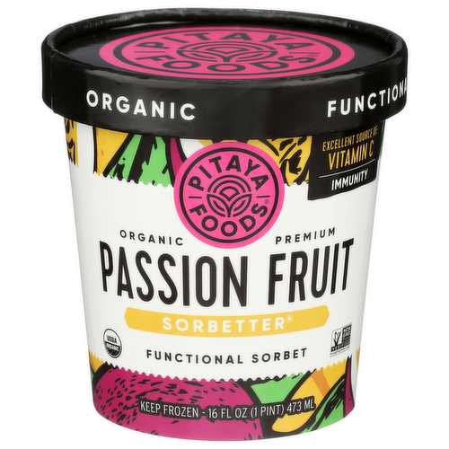 Pitaya Plus Sorbet Passion Fruit Sorbetter OG