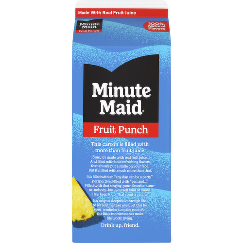 Minute Maid  Fruit Punch, Made W/ Real Fruit Juice