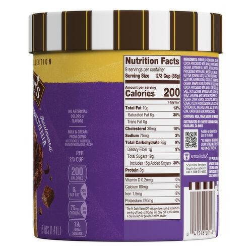 Dreyer's Frozen Dairy Dessert, Extra Triple Fudge Brownie