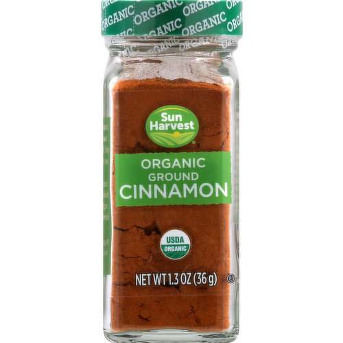 Sun Harvest Cinnamon, Organic, Ground