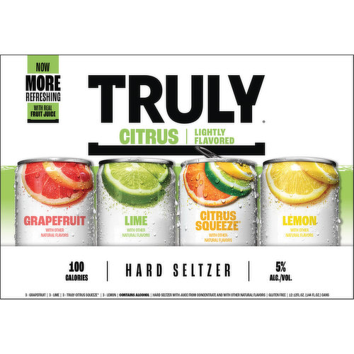 Truly Hard Seltzer, Citrus, Variety Pack