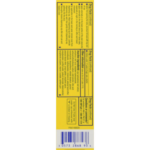 Preparation H Hemorrhoidal Cream, with Aloe, Maximum Strength, Multi Symptom Relief