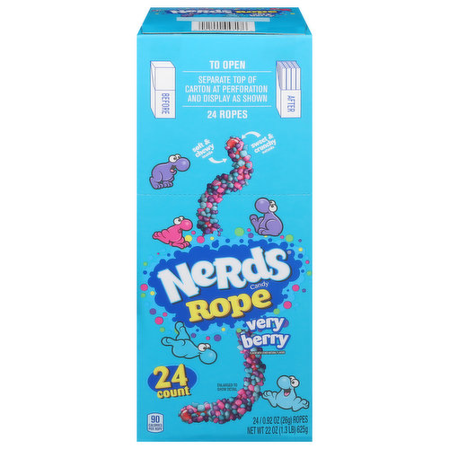 Nerds Candy, Very Berry, Rope