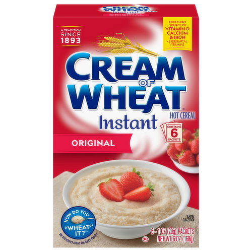 Cream of Wheat Hot Cereal, Original, Instant