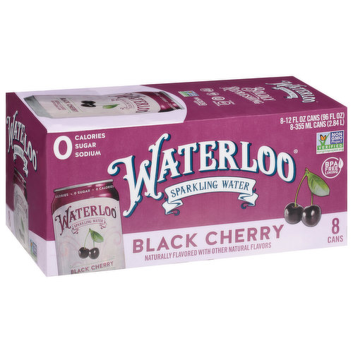 Waterloo Sparkling Water, Black Cherry