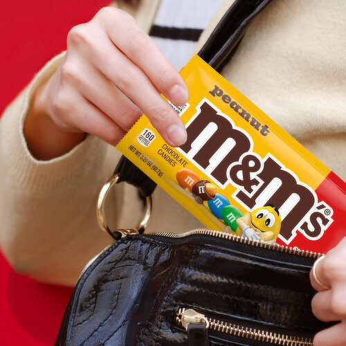M&M'S M&M's King Size Peanut Chocolate Candy Bulk Box, 24 ct