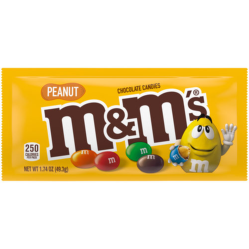 M&M'S M&M'S Full Size Peanut Milk Chocolate Candy