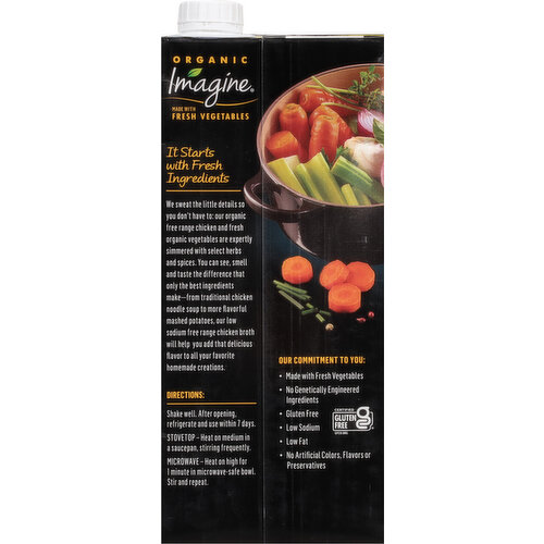 Imagine Low Sodium Organic Free Range Chicken Broth