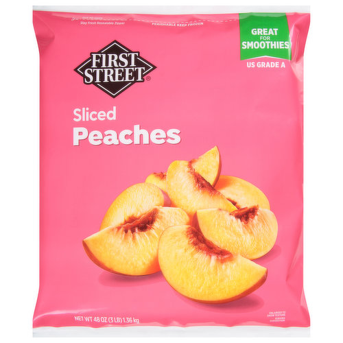 First Street Peaches, Sliced