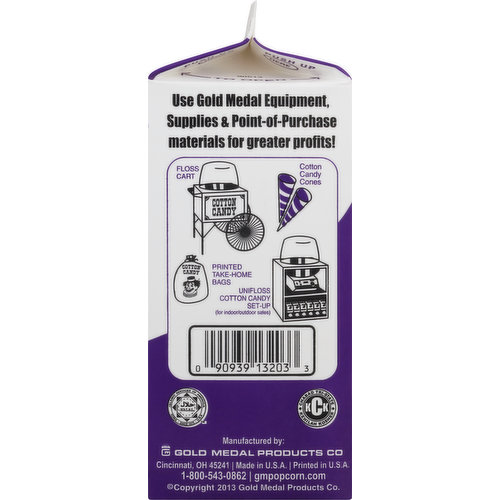 Gold Medal Flossugar, Spookie Fruiti Grape Flavor, Ready to Use