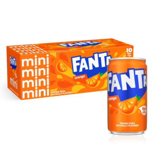 Fanta Orange Soda Fruit Flavored Soft Drink