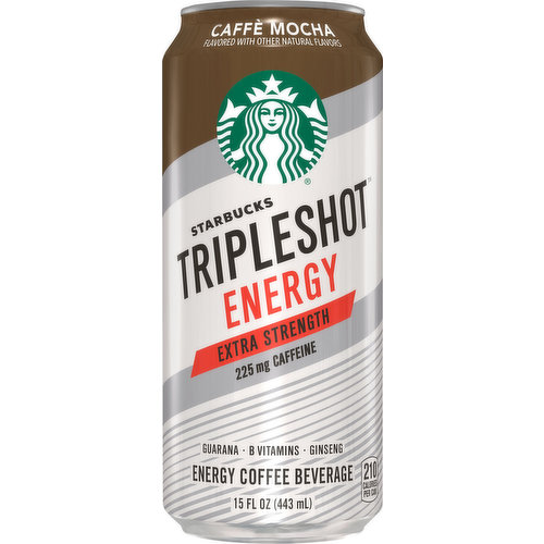 Starbucks Energy Coffee Beverage, Caffe Mocha, Extra Strength