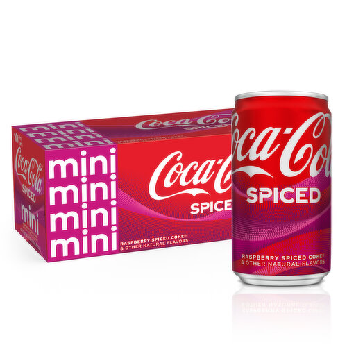 Coca-Cola Coca-Cola Spiced Raspberry Fridge Pack Cans, 7.5 fl oz, 10 Ct