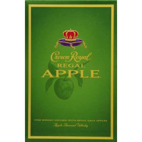 Crown Royal Whisky, Apple Flavored, Regal Apple