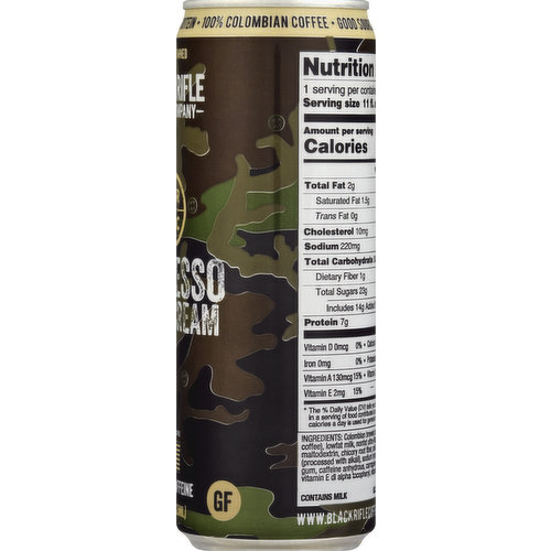 Black Rifle Coffee, Espresso with Cream
