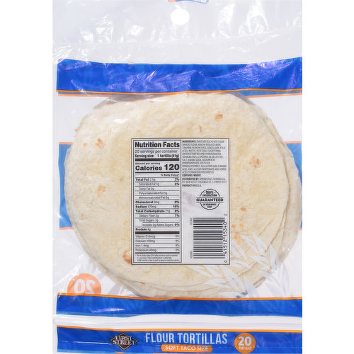 First Street Flour Tortillas, Soft Taco Size