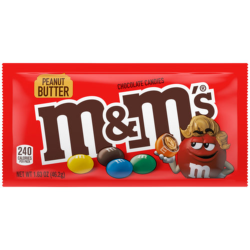 M&M'S Peanut Butter Chocolate Candy Singles Size