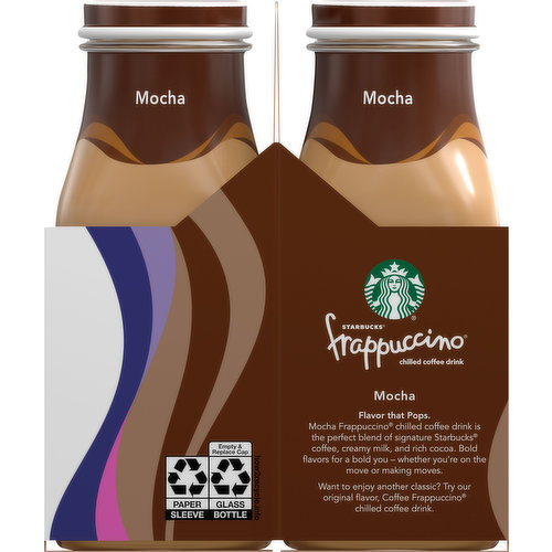 Starbucks Starbucks Frappuccino Chilled Coffee Drink Mocha 9.5 Fl Oz 4 Count Bottle