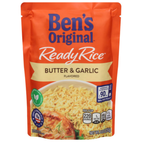 Ben's Original Ready Rice, Butter & Garlic Flavored