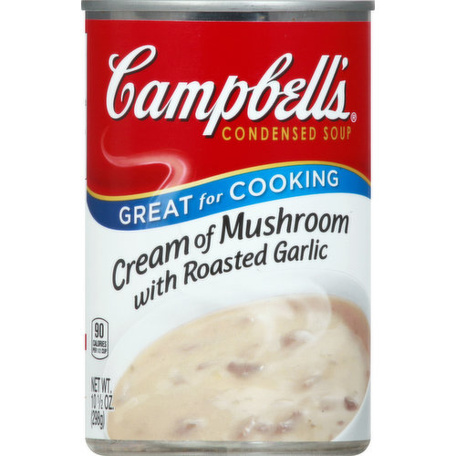 Campbell's Soup, Cream of Mushroom with Roasted Garlic, Condensed