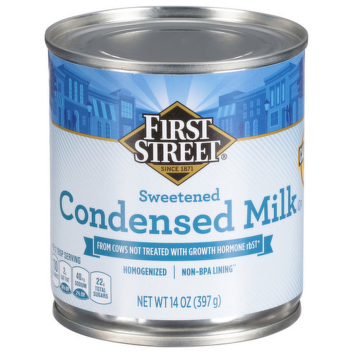 First Street Condensed Milk, Sweetened
