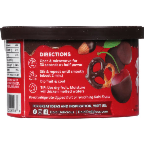 Dolci Frutta Melting Wafers, Chocolate