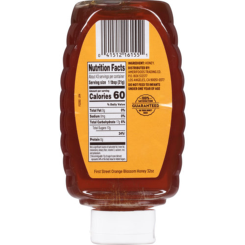 First Street Honey, Orange Blossom