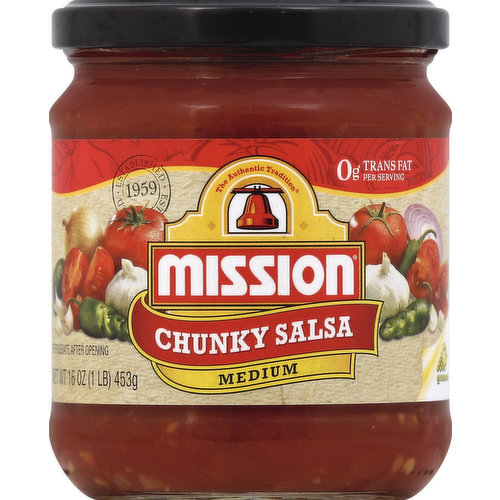Mission Salsa, Chunky, Medium