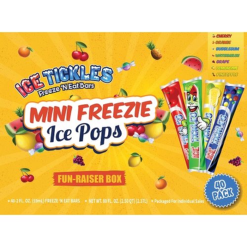 Ice Tickles Mini Freeze Pops