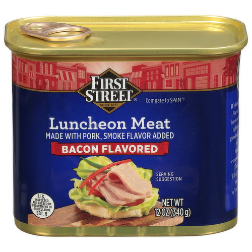 First Street Luncheon Meat, Bacon Flavored