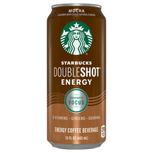 Starbucks Coffee Beverage, Mocha, Energy