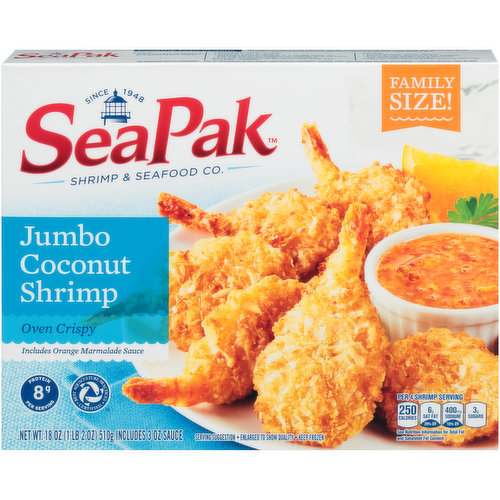 SeaPak Oven Crispy Jumbo Coconut Shrimp