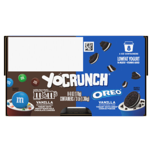 YoCrunch Lowfat 1% Milkfat Vanilla Yogurt