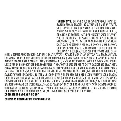 Hot Pockets Croissant Crust Hickory Ham & Cheddar Sandwiches