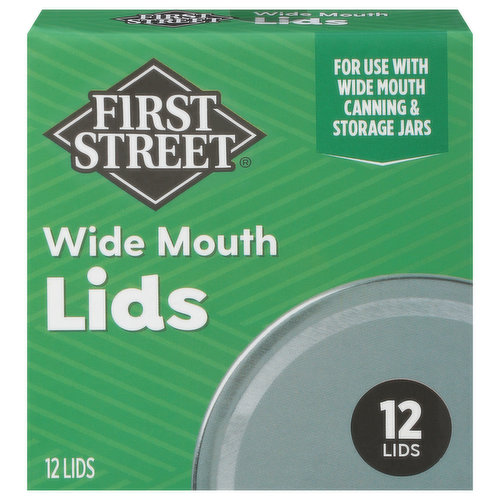 First Street Lids, Wide Mouth