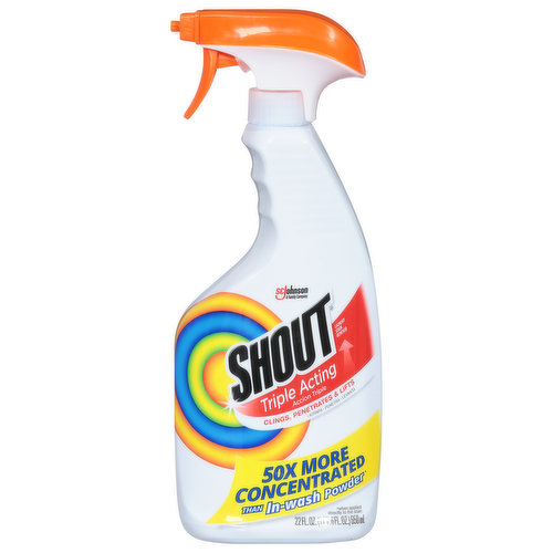 Shout Laundry Stain Remover, Triple Acting
