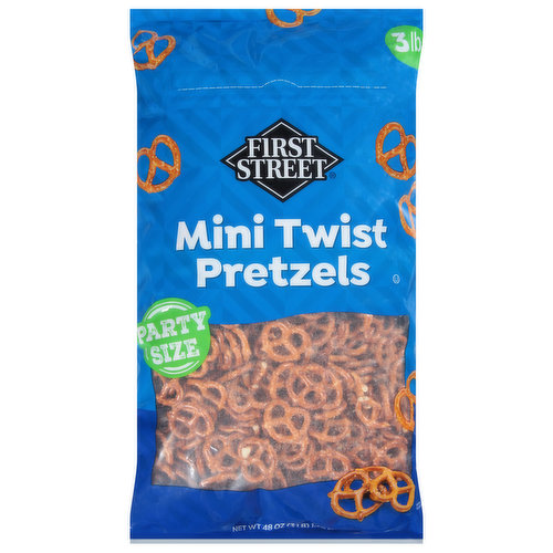 First Street Pretzels, Mini Twist, Party Size