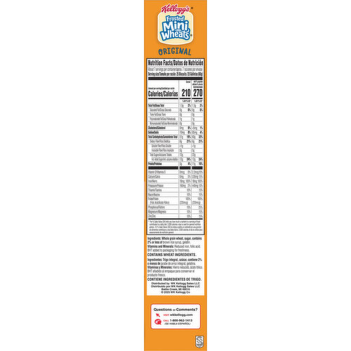 Frosted Mini-Wheats High Fiber Original Cereal