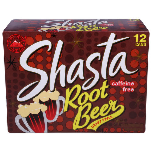 Shasta Root Beer, Caffeine Free, Draft Style