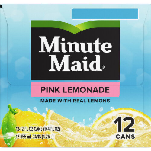 Minute Maid  Pink Lemonade Cans