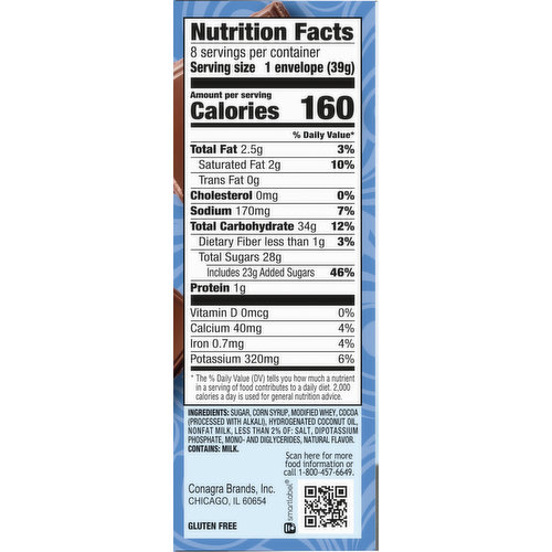 Swiss Miss Hot Cocoa Mix, Milk Chocolate Flavor