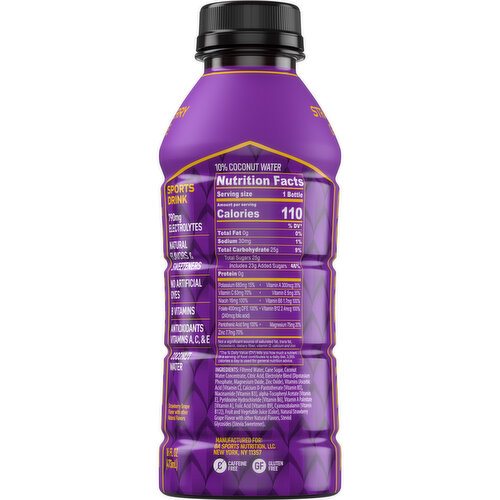 BODYARMOR  Strawberry Grape Electrolyte Sports Drink