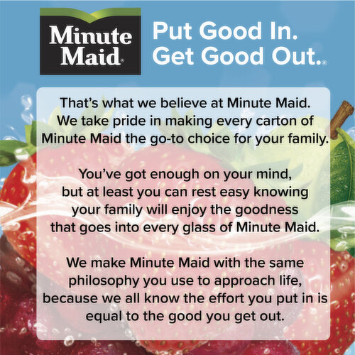 Minute Maid  Fruit Punch, Made W/ Real Fruit Juice