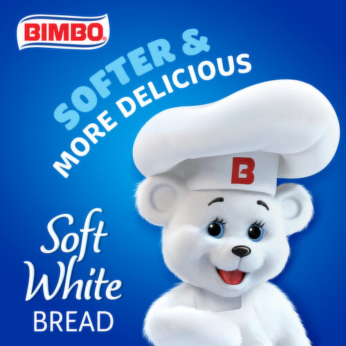 Bimbo White Bread, 20 oz