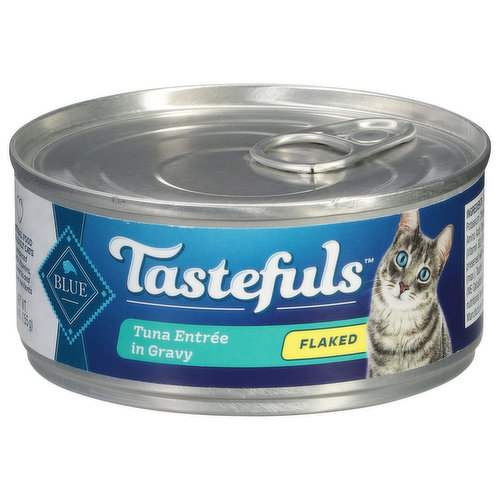 Blue Buffalo Food for Cats, Natural, Tuna Entree in Gravy, Flaked, Adult